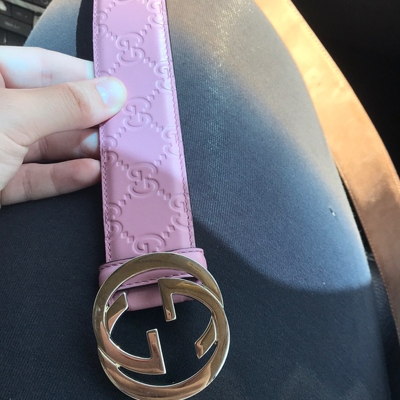 rose gold designer belt